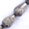 Gemstone beads, sonw flake, teardrop, 8x12mm, Sold per 16-inch Strand 
