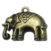 Pendant/Charm, Zinc Alloy Jewelry Findings, Lead-free, Animal 26x21mm, Sold by Bag