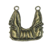 Pendant/Charm, Zinc Alloy Jewelry Findings, Lead-free, bag 18x20mm, Sold by Bag