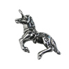 Pendant/Charm, Zinc Alloy Jewelry Findings, Lead-free, Animal 15x25mm, Sold by Bag