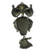 Pendant/Charm, Zinc Alloy Jewelry Findings, Lead-free, Animal 41x92mm, Sold by PC