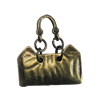 Pendant/Charm, Zinc Alloy Jewelry Findings, Lead-free, Bag 23x27mm, Sold by Bag