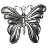 Pendant/Charm, Zinc Alloy Jewelry Findings, Lead-free, Animal 67x54mm, Sold by PC