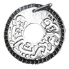 Pendant/Charm, Zinc Alloy Jewelry Findings, Lead-free, 35mm, Sold by PC
