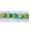 Gemstone beads, apple green jade, round, 12mm, Sold per 16-inch Strand 