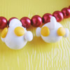 Handmade Fimo Earring, Bead size:10-15mm, Sold by Dozen 