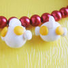 Handmade Fimo Earring, Bead size:10-15mm, Sold by Dozen 