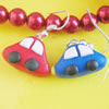 Handmade Fimo Earring, Bead size:10-15mm, Sold by Dozen 