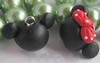 Handmade Fimo Earring, Bead size:10-15mm, Sold by Dozen 