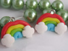 Handmade Fimo Earring, Bead size:10-15mm, Sold by Dozen 