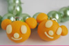 Handmade Fimo Earring, Bead size:10-15mm, Sold by Dozen 