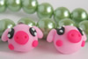 Handmade Fimo Earring, Bead size:10-15mm, Sold by Dozen 