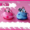 Handmade Fimo Earring, Bead size:10-15mm, Sold by Dozen 