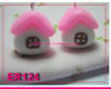 Handmade Fimo Earring, Bead size:10-15mm, Sold by Dozen 