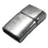 Magnetic Clasps, Zinc Alloy Jewelry Findings Lead-free, 24x14mm, Hole:12x3mm, Sold by Bag