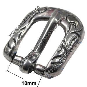 Clasps, Zinc Alloy Jewelry Findings Lead-free, 23x18mm, Sold by KG 