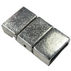 Magnetic Clasps, Zinc Alloy Jewelry Findings Lead-free, 25x13mm, Hole:11x2mm, Sold by Bag