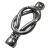 Clasps, Zinc Alloy Jewelry Findings Lead-free, 47x18mm, Hole:7.5x3.5mm, Sold by KG 