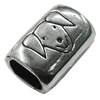 Slider, Zinc Alloy Bracelet Findinds, Lead-free, 21x15mm, Hole:10x7.5mm, Sold by KG 