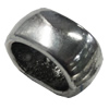 Slider, Zinc Alloy Bracelet Findinds, Lead-free, 15x8mm, Hole:12x7mm, Sold by KG