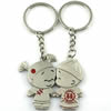 Zinc Alloy Lover keyring, Pendant Size 25mm-40mm, Length Approx:3.5inch-4inch, Sold by Pair