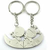 Zinc Alloy Lover keyring, Pendant Size 25mm-40mm, Length Approx:3.5inch-4inch, Sold by Pair