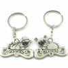 Zinc Alloy Lover keyring, Pendant Size 25mm-40mm, Length Approx:3.5inch-4inch, Sold by Pair