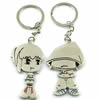 Zinc Alloy Lover keyring, Pendant Size 25mm-40mm, Length Approx:3.5inch-4inch, Sold by Pair