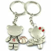 Zinc Alloy Lover keyring, Pendant Size 25mm-40mm, Length Approx:3.5inch-4inch, Sold by Pair