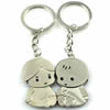 Zinc Alloy Lover keyring, Pendant Size 25mm-40mm, Length Approx:3.5inch-4inch, Sold by Pair