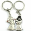 Zinc Alloy Lover keyring, Pendant Size 25mm-40mm, Length Approx:3.5inch-4inch, Sold by Pair