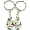 Zinc Alloy Lover keyring, Pendant Size 25mm-40mm, Length Approx:3.5inch-4inch, Sold by Pair