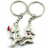 Zinc Alloy Lover keyring, Pendant Size 25mm-40mm, Length Approx:3.5inch-4inch, Sold by Pair