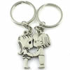 Zinc Alloy Lover keyring, Pendant Size 25mm-40mm, Length Approx:3.5inch-4inch, Sold by Pair