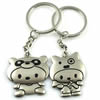 Zinc Alloy Lover keyring, Pendant Size 25mm-40mm, Length Approx:3.5inch-4inch, Sold by Pair