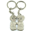 Zinc Alloy Lover keyring, Pendant Size 25mm-40mm, Length Approx:3.5inch-4inch, Sold by Pair