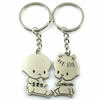 Zinc Alloy Lover keyring, Pendant Size 25mm-40mm, Length Approx:3.5inch-4inch, Sold by Pair