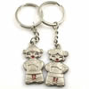 Zinc Alloy Lover keyring, Pendant Size 25mm-40mm, Length Approx:3.5inch-4inch, Sold by Pair