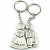 Zinc Alloy Lover keyring, Pendant Size 25mm-40mm, Length Approx:3.5inch-4inch, Sold by Pair