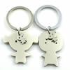 Zinc Alloy Lover keyring, Pendant Size 25mm-40mm, Length Approx:3.5inch-4inch, Sold by Pair