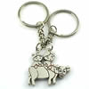 Zinc Alloy Lover keyring, Pendant Size 25mm-40mm, Length Approx:3.5inch-4inch, Sold by Pair