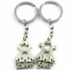 Zinc Alloy Lover keyring, Pendant Size 25mm-40mm, Length Approx:3.5inch-4inch, Sold by Pair