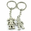 Zinc Alloy Lover keyring, Pendant Size 25mm-40mm, Length Approx:3.5inch-4inch, Sold by Pair