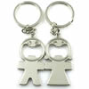 Zinc Alloy Lover keyring, Pendant Size 25mm-40mm, Length Approx:3.5inch-4inch, Sold by Pair