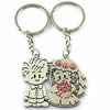 Zinc Alloy Lover keyring, Pendant Size 25mm-40mm, Length Approx:3.5inch-4inch, Sold by Pair