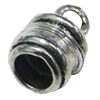 Zinc Alloy Cord End Caps, lead-free, 8x5mm, hole:3.5mm, Sold by Bag