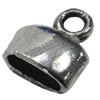 Zinc Alloy Cord End Caps, lead-free, 7x9mm, hole:6x2mm, Sold by Bag