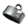 Zinc Alloy Cord End Caps, lead-free, 12x10mm, hole:10x3mm, Sold by Bag