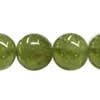 Gemstone beads, green garnet, round, 12mm, Sold per 16-inch Strand 