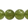 Gemstone beads, green garnet, round, 4mm, Sold per 16-inch Strand 